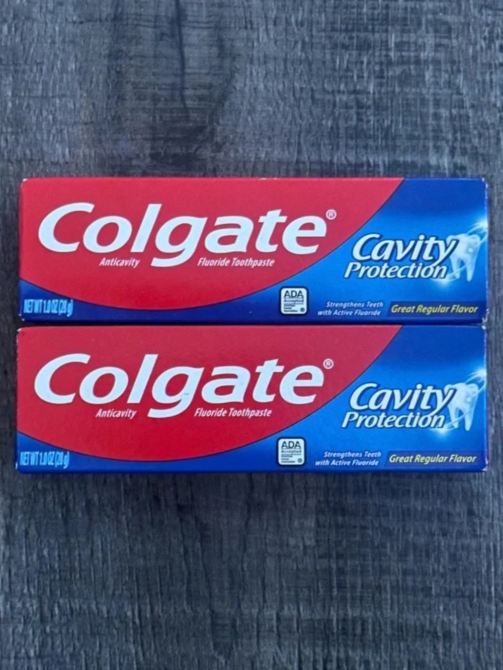 💞 New Set of 2 Colgate Cavity Protection Travel Size Toothpaste Tubes